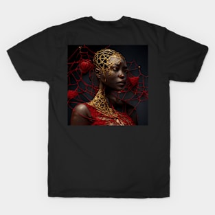 African Goddess reimagined “The Webbing” T-Shirt